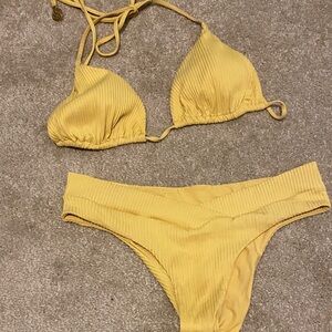 Luli Fama Yellow Bikini